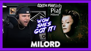 Édith Piaf Reaction Milord AMAZING  Dereck Reacts [upl. by Einon]