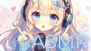 ASMR 💙 MIC BLOWING 💨耳を軽く吹いてリラックスさせます with mouth sound [upl. by Stoll]