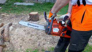 NEW Chainsaw Husqvarna 130 VS Chainsaw STIHL MS180 NEW Models 2019 [upl. by Suzann]