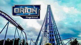 June 2022 Orion Roller Coaster On Ride HD POV Kings Island [upl. by Lhok]