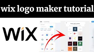 wix logo maker tutorial  wix logo maker tutorial 2022  make logo wix [upl. by Aek]