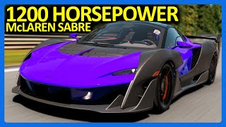 Forza Motorsport  1200HP McLaren Sabre Customization McLaren Sabre [upl. by Aiksas]