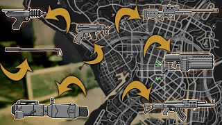 GTA 5  All Secret and Rare Weapon Locations Rail Gun UpnAtomizer amp more [upl. by Finnegan]