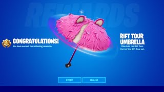 How to Get FREE Rift Tour Umbrella in Fortnite Rift Tour Free Reward [upl. by Greenwald]