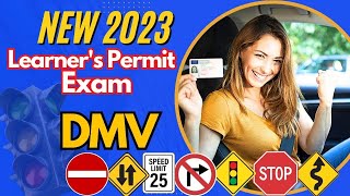 ✅ PASS YOUR DMV WRITTEN TEST 2023Permit Driving TestDrivers License💯🔥 [upl. by Akemit]