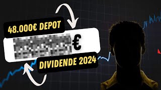 So viel Dividende zahlt mir mein 48000€ Portfolio 2024  Dividendenausblick als 24 jähriger Beamter [upl. by Assereht205]