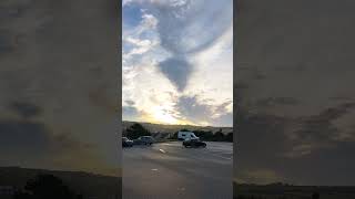 Perranporth Friday morning Car park viewOf beautiful skies above the countryside 🙏☀️🙏☀️🙏 [upl. by Lipkin]