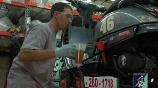 Vespa Oil Change GTGTS ET LX PART 2 of 2 [upl. by Yrrep22]