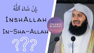 Inshallah or InShaAllah  Mufti Menk  How to write it [upl. by Nancy66]