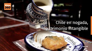 Chile en nogada patrimonio intangible Video EFE [upl. by Peh187]