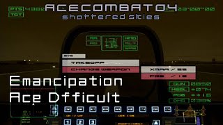 Emancipation Ace Difficult  Ace Combat 04 Playthrough 15 [upl. by Willa702]