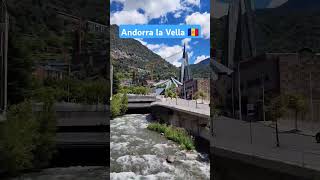 Andorra la Vella Andorra rio montaña balneario caldea travel viaje viajeros turismo trip [upl. by Restivo545]