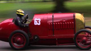 The Beast Of Turin Captivates Crowds at 2015s Chateau Impney Hill Climb [upl. by Elleoj]