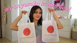 YUMIKO  leotard TRY ON haul 🩱🩰💗 [upl. by Silera]