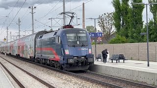 ÖBB 1116195  Nightjet  mit City Shuttle [upl. by Wendall]