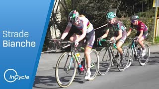 Strade Bianche 2019  Women’s Highlights  inCycle [upl. by Ahselrac]