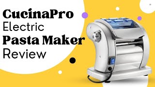 CucinaPro Electric Pasta Maker Imperia Pasta Presto Nonstick Machine Review [upl. by Yeslek288]