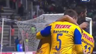 ZELARAYAN PRIMER GOL CON LOS TIGRES DE MEXICO [upl. by Ailemac]