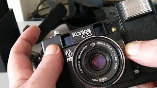 Konica C35AF a Worlds first with auto focus [upl. by Dulcine]