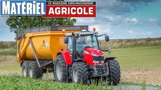 Test Drive du Massey Ferguson 6718S by Matériel Agricole [upl. by Ellett250]