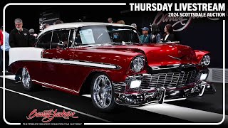 2024 SCOTTSDALE THURSDAY LIVESTREAM  Thursday January 25  BARRETTJACKSON 2024 AUCTION [upl. by Anirod]