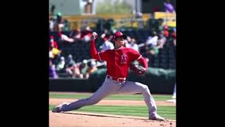 Shohei Ohtani Slow Motion Pitching Mechanics Third Base Side View [upl. by Rebna]