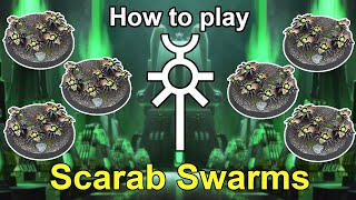 How to play Necrons Scarab swarm [upl. by Flodur]