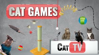 Cat Games  Ultimate Cat TV Compilation Vol 4  🐱 [upl. by Sarette]