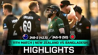 WC 2023 New Zealand vs Bangladesh 11th Match FULL HIGHLIGHTS  NZ vs BAN World Cup 2023 [upl. by Aratahs44]