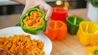 The best stuffed bell pepper recipe youll ever try [upl. by Nilo]