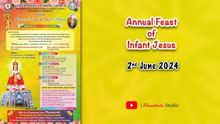 ANNUAL FEAST of INFANT JESUS  2nd June 2024 [upl. by Adams]