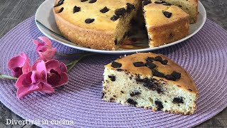 Torta con gocce di cioccolato che non affondano  Divertirsi in cucina [upl. by Divadnoj368]