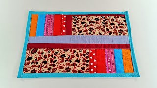 Beautiful Doormat Making at Home with Old Clothes  Patch work Doormat Making [upl. by Mandal]