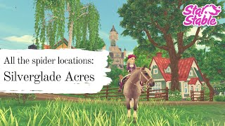 ALL THE SPIDERS OF SILVERGLADE ACRES updated🕷️ Star Stable Online [upl. by Melloney84]