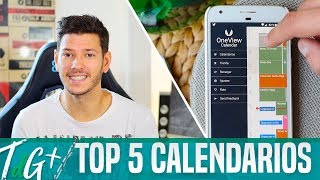 Top 5 Calendarios Android  2017 [upl. by Ardisj]