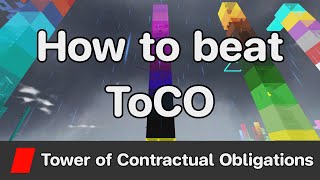 JToH  Tower of Contractual Obligations ToCO guide [upl. by Mazlack]