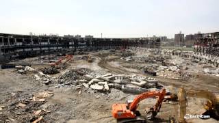 New York Yankee Stadium Demolition TimeLapse [upl. by Esilanna]