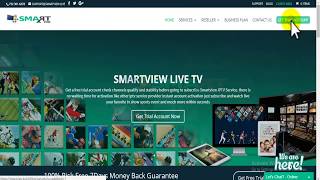 how to activate subscriptiontrial account of smartview iptv [upl. by Yeliac]