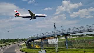 15 Mins Of London Heathrow Plane Landings  May 12th 2024 [upl. by Airdnahc423]