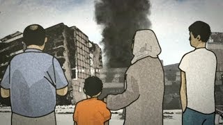 A BEAUTIFUL ANIMATION OF A HARROWING STORY  BBC NEWS [upl. by Lewie]