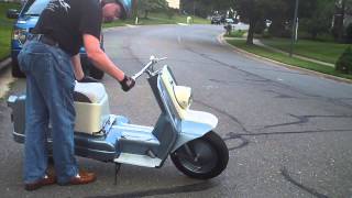 Riding a 1960 Harley Davidson Topper [upl. by Alel307]