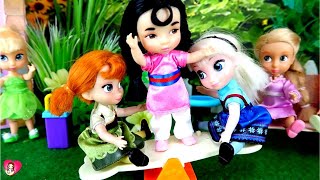 MULAN JOINS THE JUNIOR TEAM  Lunas Toys [upl. by Anya171]