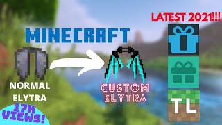 How to customize your ELYTRA with custom skin MCLeaksEasyMCTLauncher  Latest 2021 [upl. by Brause]