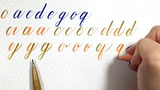 Learn Brush Lettering  Learn how to draw letters part 1 [upl. by Nanyt373]