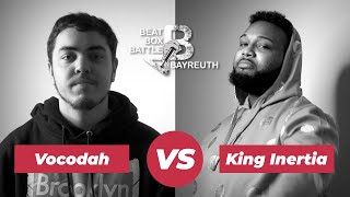 Vocodah 🇺🇸 vs King Inertia 🇺🇸  BEATBOX BATTLE Bayreuth 2022  Round of best 8 beatbox battle [upl. by Ailbert]