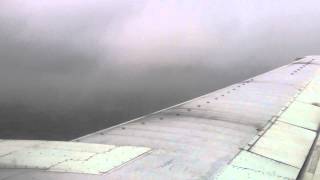 LANDING IN SEVERE TURBULENCE AND WIND BOEING 737 BRITISH AIRWAYS [upl. by Aimil]