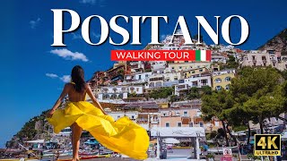 POSITANO Italy ❤️ 4k Breathtaking Walking Tour of Amalfi Coast Gem 🇮🇹 [upl. by Eiramanna]