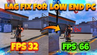 Top 5 tips and tricks to fix LAG in Free Fire Low End PC [upl. by Grewitz141]