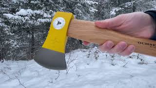 Oxhead of Germany 800 Axe Quick view by wwwbushcraftcanadacom [upl. by Suiraj]