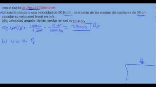 Ejercicio 03 Movimiento circular uniforme MCU problema resuelto [upl. by Hauhsoj20]